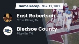 Recap: East Robertson  vs. Bledsoe County  2022