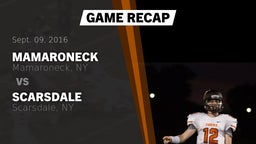 Recap: Mamaroneck  vs. Scarsdale  2016