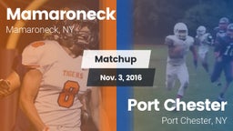Matchup: Mamaroneck vs. Port Chester  2016