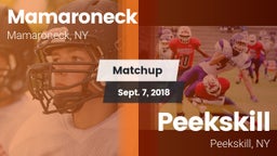 Matchup: Mamaroneck vs. Peekskill  2018