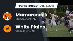 Recap: Mamaroneck  vs. White Plains  2018
