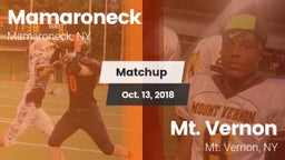 Matchup: Mamaroneck vs. Mt. Vernon  2018