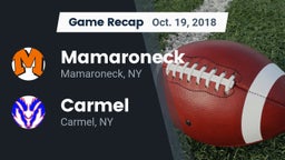 Recap: Mamaroneck  vs. Carmel  2018