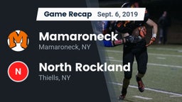 Recap: Mamaroneck  vs. North Rockland  2019