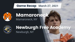 Recap: Mamaroneck  vs. Newburgh Free Academy  2021