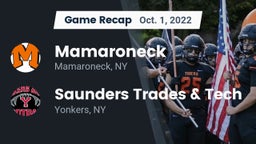 Recap: Mamaroneck  vs. Saunders Trades & Tech  2022