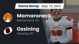 Recap: Mamaroneck  vs. Ossining  2023