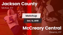 Matchup: Jackson County vs. McCreary Central  2018