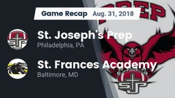 Recap: St. Joseph's Prep  vs. St. Frances Academy  2018