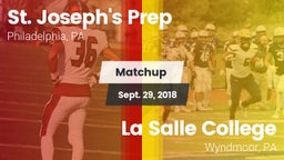 Matchup: St. Joseph's High vs. La Salle College  2018