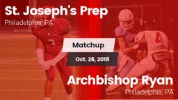 Matchup: St. Joseph's High vs. Archbishop Ryan  2018
