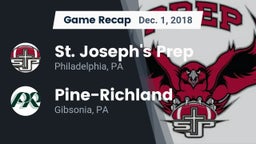 Recap: St. Joseph's Prep  vs. Pine-Richland  2018
