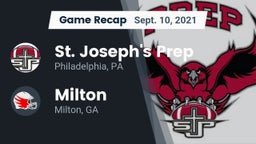 Recap: St. Joseph's Prep  vs. Milton  2021