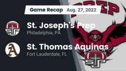 Recap: St. Joseph's Prep  vs. St. Thomas Aquinas  2022