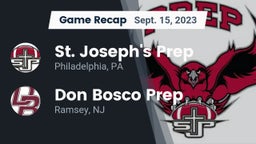 Recap: St. Joseph's Prep  vs. Don Bosco Prep  2023