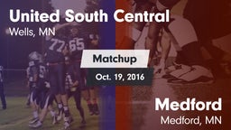 Matchup: United South Central vs. Medford  2016