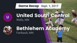 Recap: United South Central  vs. Bethlehem Academy  2017