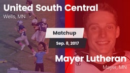 Matchup: United South Central vs. Mayer Lutheran  2017