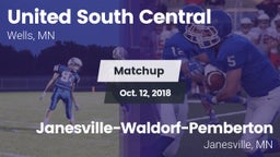 Matchup: United South Central vs. Janesville-Waldorf-Pemberton  2018