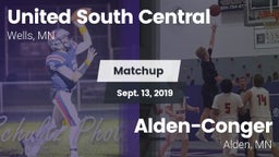 Matchup: United South Central vs. Alden-Conger  2019