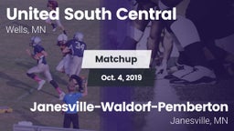 Matchup: United South Central vs. Janesville-Waldorf-Pemberton  2019