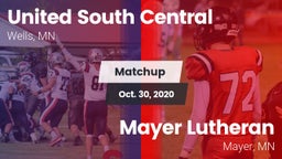 Matchup: United South Central vs. Mayer Lutheran  2020