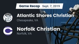 Recap: Atlantic Shores Christian  vs. Norfolk Christian  2019