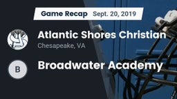 Recap: Atlantic Shores Christian  vs. Broadwater Academy 2019