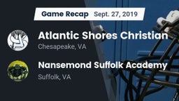 Recap: Atlantic Shores Christian  vs. Nansemond Suffolk Academy 2019