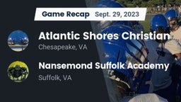 Recap: Atlantic Shores Christian  vs. Nansemond Suffolk Academy 2023