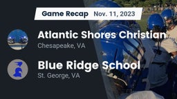 Recap: Atlantic Shores Christian  vs. Blue Ridge School 2023