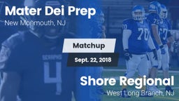 Matchup: Mater Dei vs. Shore Regional  2018