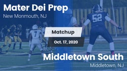 Matchup: Mater Dei vs. Middletown South  2020