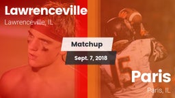 Matchup: Lawrenceville vs. Paris  2018
