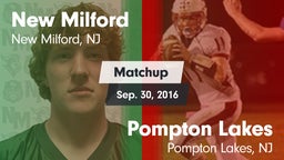 Matchup: New Milford vs. Pompton Lakes  2016