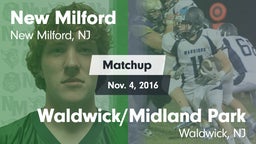 Matchup: New Milford vs. Waldwick/Midland Park  2016