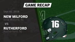 Recap: New Milford  vs. Rutherford  2016