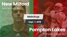 Matchup: New Milford vs. Pompton Lakes  2019