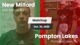 Matchup: New Milford vs. Pompton Lakes  2020