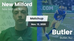 Matchup: New Milford vs. Butler  2020