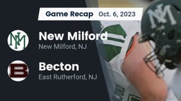 Recap: New Milford  vs. Becton  2023