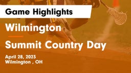Wilmington  vs Summit Country Day Game Highlights - April 28, 2023