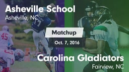 Matchup: Asheville vs. Carolina Gladiators 2016