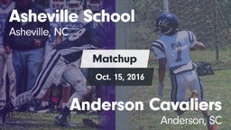 Matchup: Asheville vs. Anderson Cavaliers  2016