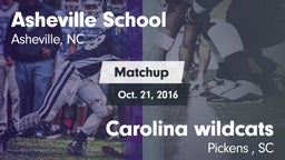 Matchup: Asheville vs. Carolina wildcats 2016