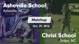 Matchup: Asheville vs. Christ School 2016