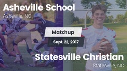 Matchup: Asheville vs. Statesville Christian  2017