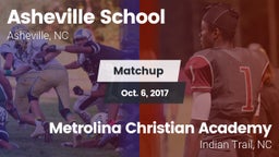 Matchup: Asheville vs. Metrolina Christian Academy  2017