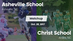 Matchup: Asheville vs. Christ School 2017