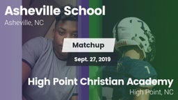 Matchup: Asheville vs. High Point Christian Academy  2019